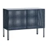 HAY Kaapit & Vitriinit^Perforated Cabinet kaappi small, Steel sininen