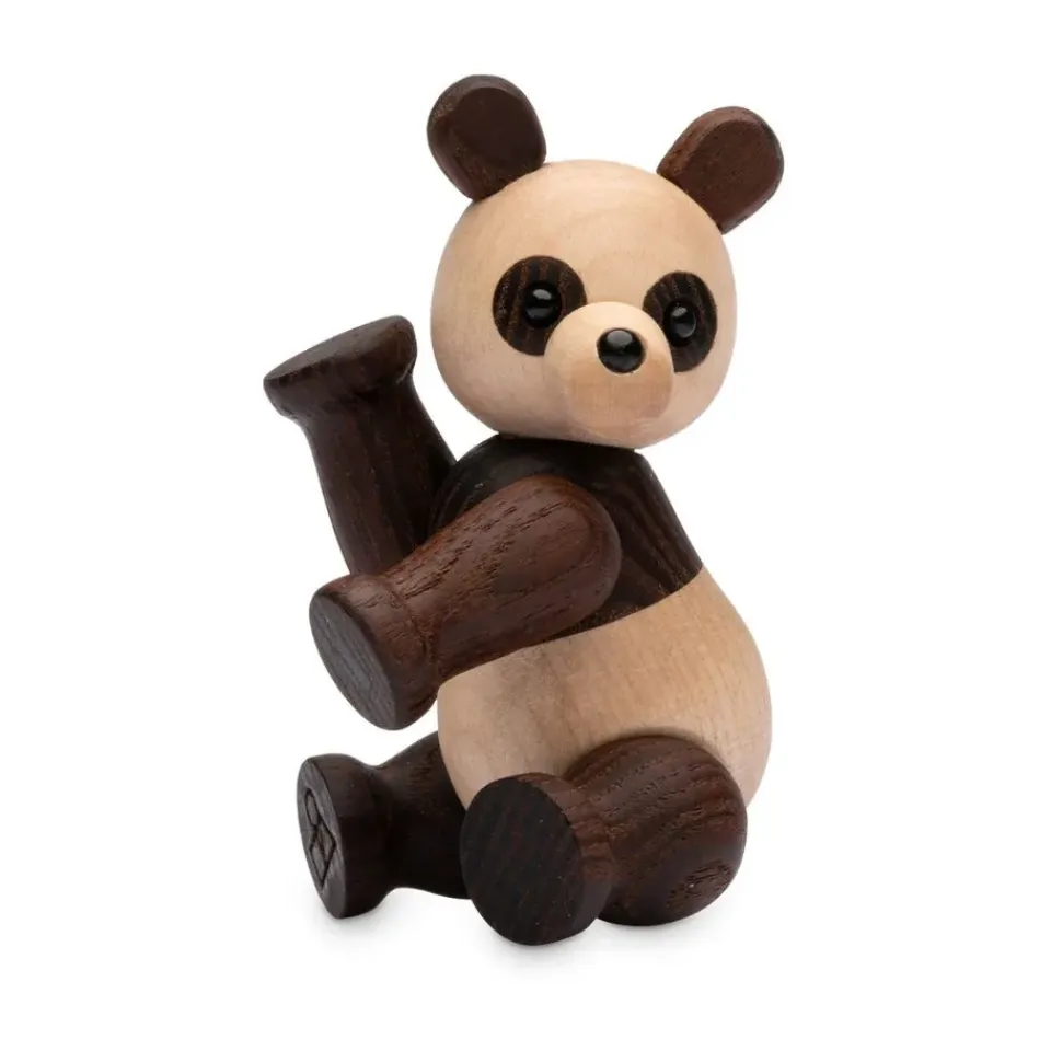Spring Copenhagen Puuhahmot^Pixi Panda koriste Vaahtera 9 cm, Ruskea
