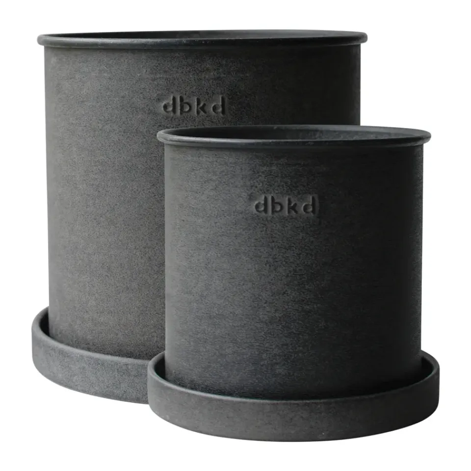 DBKD Ruukut^Plant pot ruukku pieni 2 kpl, Black