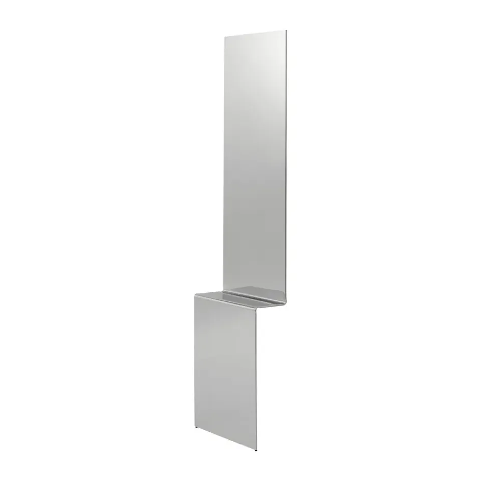 Muuto Seinäpeilit^Pleat seinäpeili, Kiillotettu teräs, 227×57 cm
