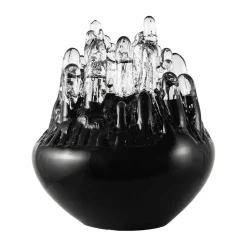 Kosta Boda Veistokset & Posliinihahmot^Polar kynttilänjalka 330 mm, Musta