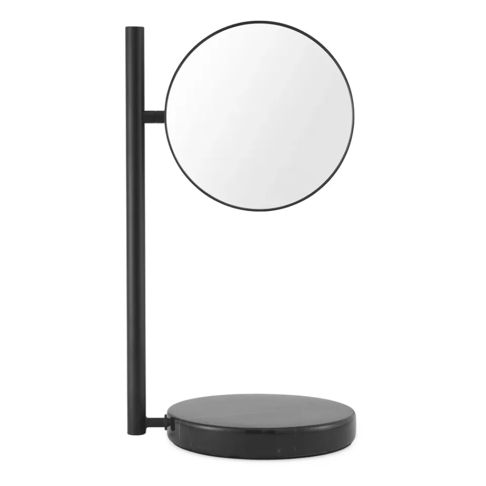 Normann Copenhagen Pöytäpeilit^Pose Kaksipuolinen pöytäpeili 21 x 39 cm, Musta
