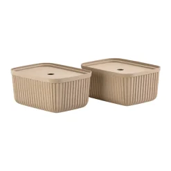 Zone Denmark Säilytyskorit^Pulp säilytyslaatikko 23x32 cm 2 kpl, Natural Brown