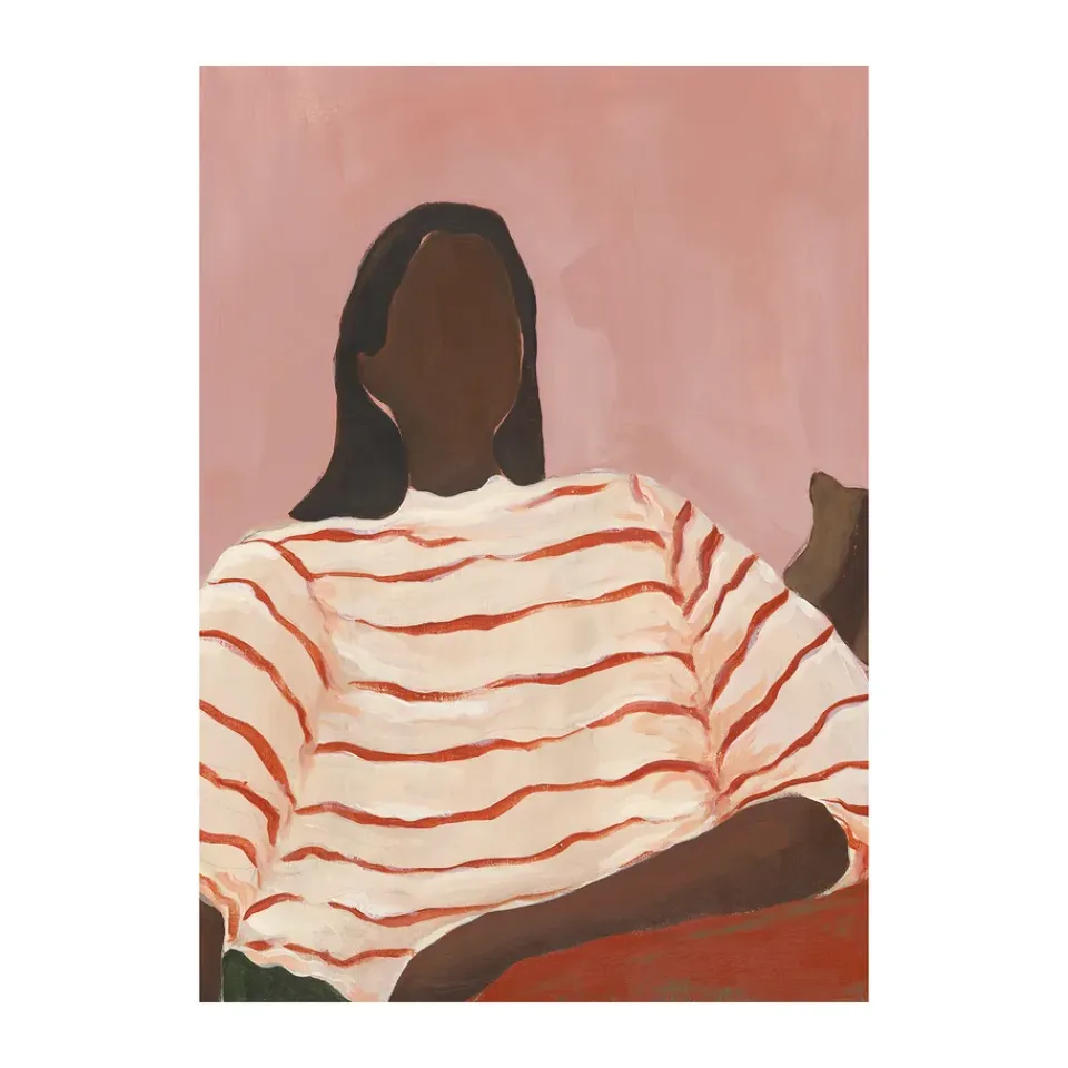 Paper Collective Julisteet^Red Stripes -juliste, 30 x 40 cm