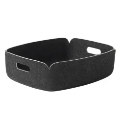Muuto Säilytyskorit^Restore säilytyskori pieni, Black melange (musta)