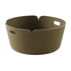 Muuto Säilytyskorit^Restore säilytyskori pyöreä, Brown Green