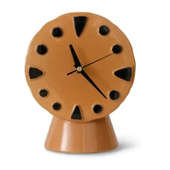 HKliving Pöytäkellot^Retro keramiikkakello 20,8 cm, Virheä.