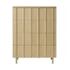 Normann Copenhagen Senkit & Sivupöydät^Rib lipasto 4 laatikkoa, Oak