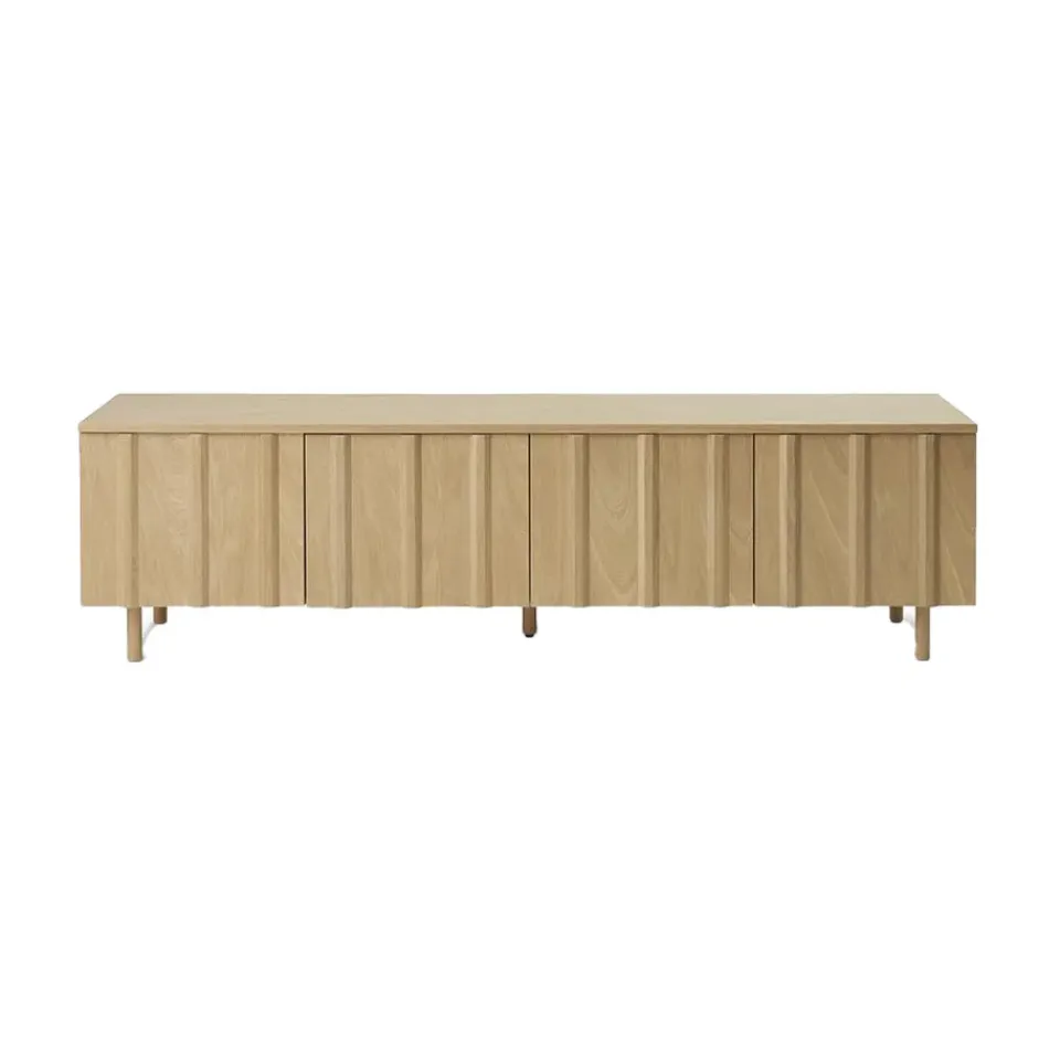Normann Copenhagen Tv-Tasot & Mediakalusteet|Senkit & Sivupöydät^Rib sideboard matala, Oak