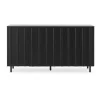 Normann Copenhagen Senkit & Sivupöydät^Rib sivupöytä 45 x 159 cm, Soft Black