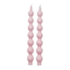 RICE Kynttilät^valot 30,2 cm 2 kpl, Soft pink