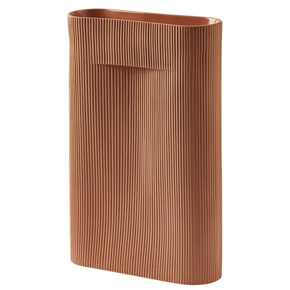 Muuto Maljakot^Ridge maljakko 48,5 cm, Terracotta