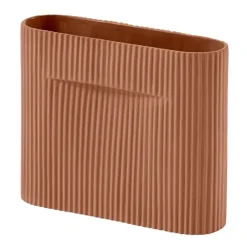 Muuto Maljakot^Ridge maljakko 16,5 cm, Terracotta