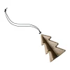 DBKD Joulukoristeet^Riippuva talvipuu 7 cm, Beige