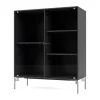 Montana Kaapit & Vitriinit^Ripple II vitriinikaappi 69,6x82,2x30 cm, Anthracite-jalat chrome