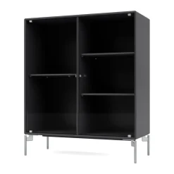 Montana Kaapit & Vitriinit^Ripple II vitriinikaappi 69,6x82,2x30 cm, Anthracite-jalat chrome