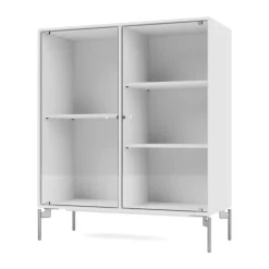 Montana Kaapit & Vitriinit^Ripple II vitriinikaappi 69,6x82,2x30 cm, NewWhite-jalat chrome