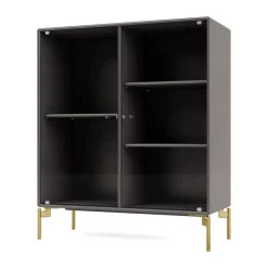 Montana Kaapit & Vitriinit^Ripple II vitriinikaappi 69,6x82,2x30 cm, Coffee-jalat brass