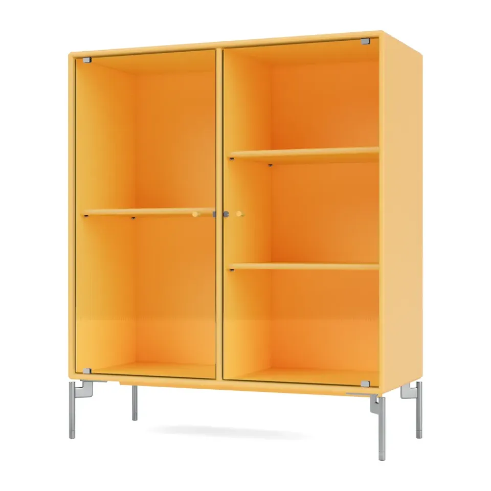 Montana Kaapit & Vitriinit^Ripple II vitriinikaappi 69,6x82,2x30 cm, Acacia-jalat chrome