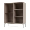 Montana Kaapit & Vitriinit^Ripple II vitriinikaappi 69,6x82,2x30 cm, Mushroom-jalat chrome