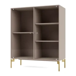Montana Kaapit & Vitriinit^Ripple II vitriinikaappi 69,6x82,2x30 cm, Mushroom-jalat brass