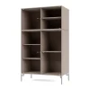 Montana Kaapit & Vitriinit^Ripple III vitriinikaappi 69,6x117,6x38 cm, Mushroom-jalat chrome
