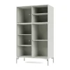 Montana Kaapit & Vitriinit^Ripple III vitriinikaappi 69,6x117,6x38 cm, Nordic-jalat chrome