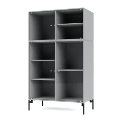 Montana Kaapit & Vitriinit^Ripple III vitriinikaappi 69,6x117,6x38 cm, Fjord-jalat black