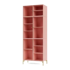 Montana Kaapit & Vitriinit^Ripple IV vitriinikaappi 69,6x187,2x38 cm, Ruby-jalat brass
