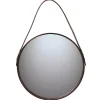 Ørskov Pyöreät Peilit|Seinäpeilit^peili ruskea, Ø 40 cm