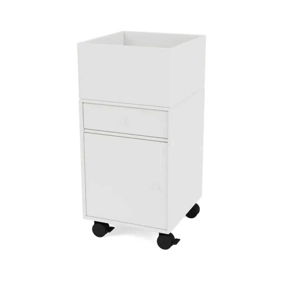 Montana Lipastot & Säilytyslaatikostot^Runner laatikosto pyörillä, White 01