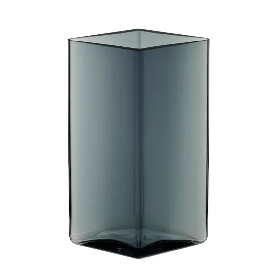 Iittala Maljakot^Ruutu maljakko 11,5x18 cm, harmaa