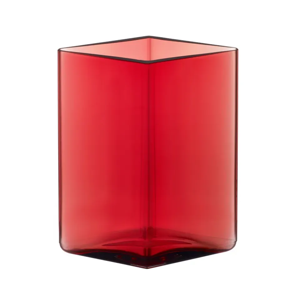 Iittala Maljakot^Ruutu maljakko 11,5x14 cm, karpalo