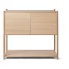 Gejst Senkit & Sivupöydät^Sceene bookcase C, Vaalea tammi
