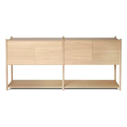 Gejst Senkit & Sivupöydät^Sceene bookcase H, Vaalea tammi