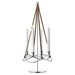 Georg Jensen Adventtikynttilänjalat Ja Kynttilät|Kynttilänjalat & Kyntteliköt^Season kynttilänjalan pidennin, kiiltävä