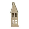 Lene Bjerre Joulukoristeet^Seholia koristetalo 28 cm, Antique Light gold