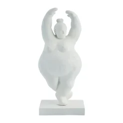 Lene Bjerre Kodinsisustusta Ja Yksityiskohtia^Serafina koriste nainen piruetti 28 cm, White