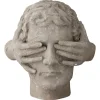 Lene Bjerre Veistokset & Posliinihahmot^Serafina pääveistos 30 cm, Monument grey (harmaa)