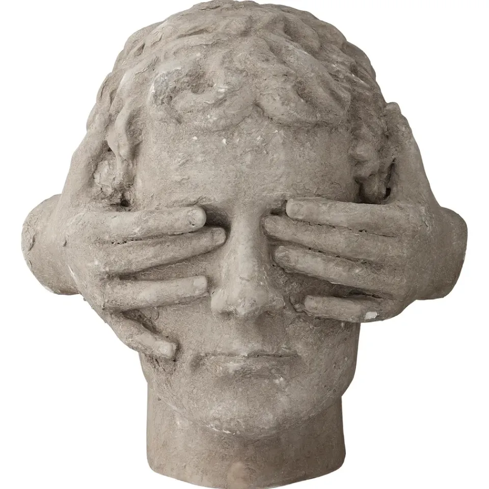 Lene Bjerre Veistokset & Posliinihahmot^Serafina pääveistos 30 cm, Monument grey (harmaa)