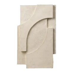 Kristina Dam Studio Seinäkoristeet^Serif Relief seinäkoriste M, Off white