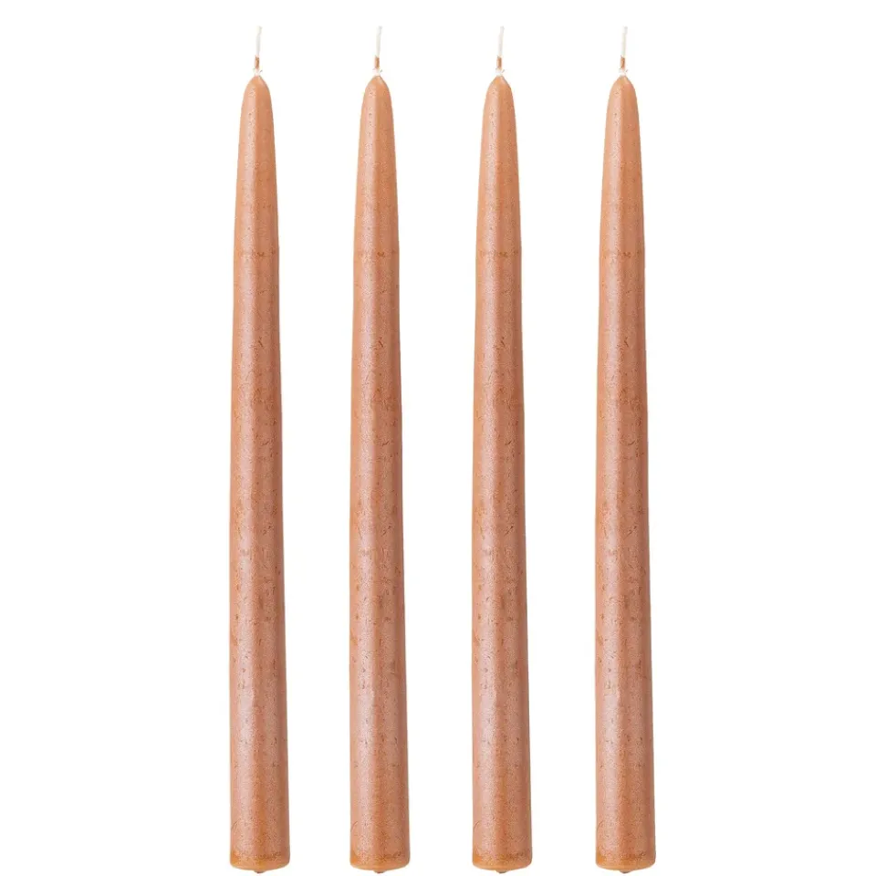 Bloomingville Kynttilät^Shimmer kynttilät 4-pack, Ruskea