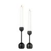 LIND DNA Kynttilänjalat & Kyntteliköt^Silhouette kynttilänjalka 2 osaa, Black