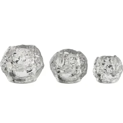 Kosta Boda Kynttilälyhdyt & Kynttilävadit^Snowball kynttilälyhty, 3 kpl