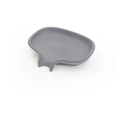 Bosign Saippua-Annostelijat & Saippuakupit^Soap Saver Flow saippuakuppi valuma-aukolla betoni, Harmaa