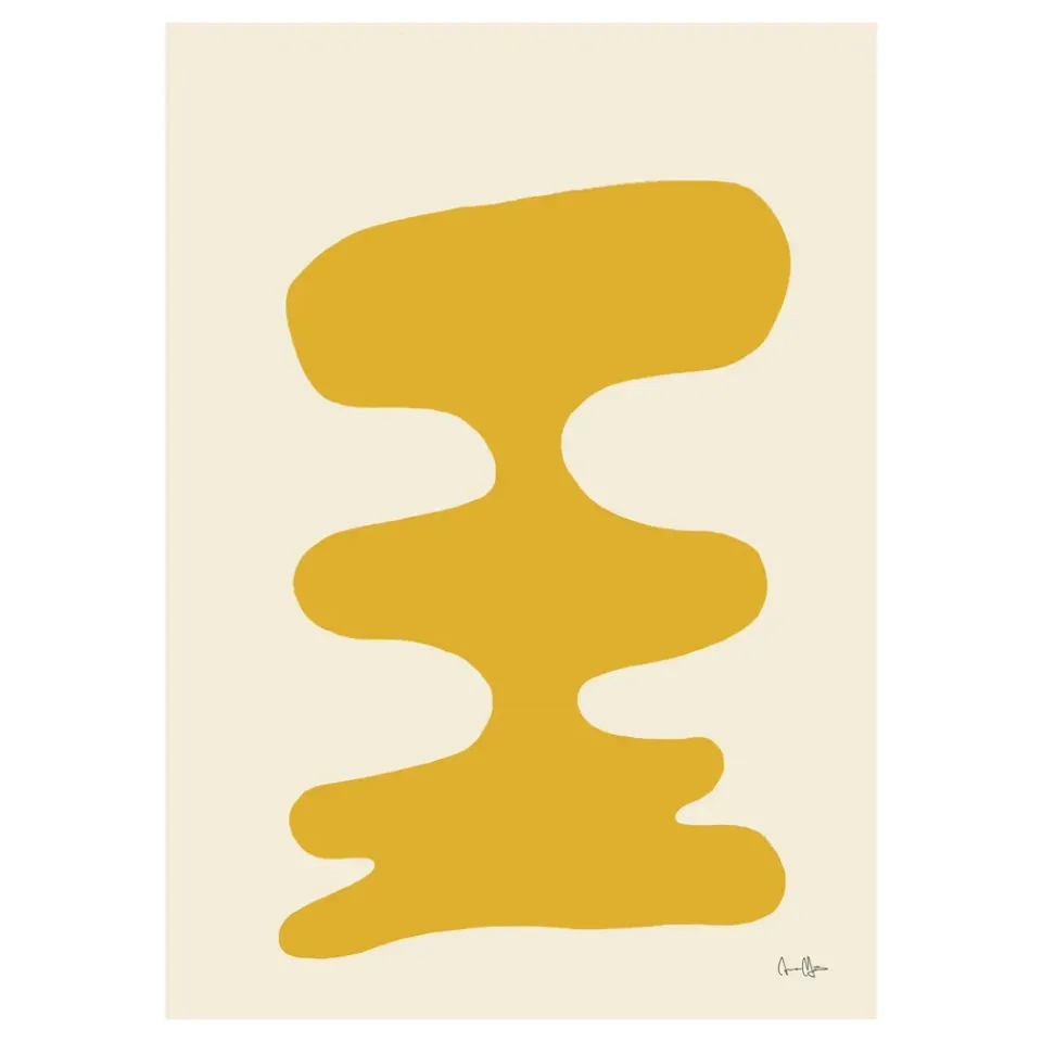 Paper Collective Julisteet^Soft Yellow -juliste, 30x40 cm