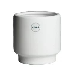 DBKD Ruukut^Solid ruukku white, Pieni ø10 cm