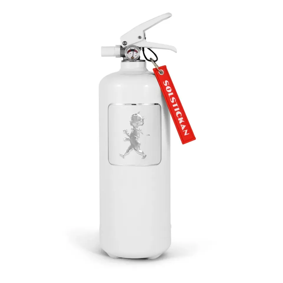 Solstickan Design Sammutuspeitot & Palosammuttimet^Solstickan palosammutin 2 kg, Valkoinen-hopea