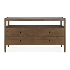 Ethnicraft Lipastot & Säilytyslaatikostot^Spindle lipasto, Teak , 4 laatikkoa