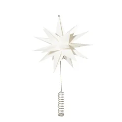 Watt & Veke Joulukoristeet^Sputnik huipputähti Ø25 cm, Valkea